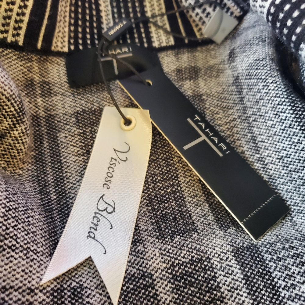 NWT Tahari Soft Plaid Viscose Side Pocket Blazer - Picture 6 of 12